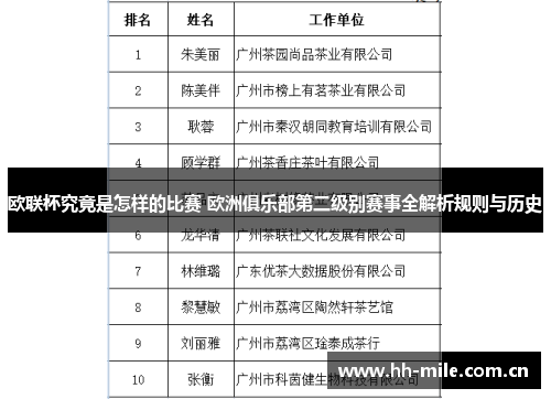 欧联杯究竟是怎样的比赛 欧洲俱乐部第二级别赛事全解析规则与历史 欧联杯究竟是怎样的比赛 欧洲俱乐部第二级别赛事全解析规则与历史